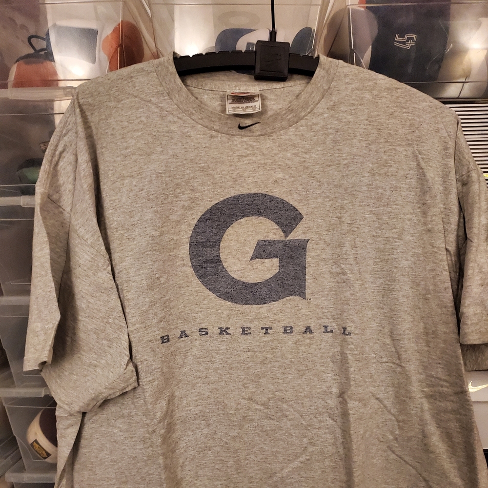 Gray Nike Georgetown Hoya Basketball Men's Shirt